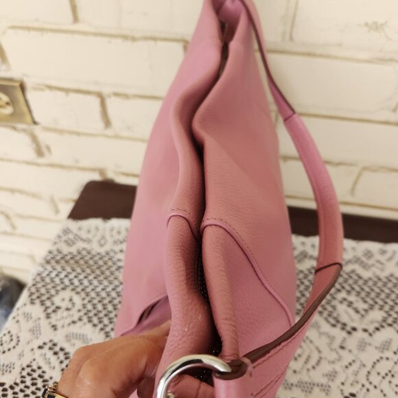 Like New Coach Madison Isabelle Pink Leather Shoulder Bag Purse - Picture 10 of 17